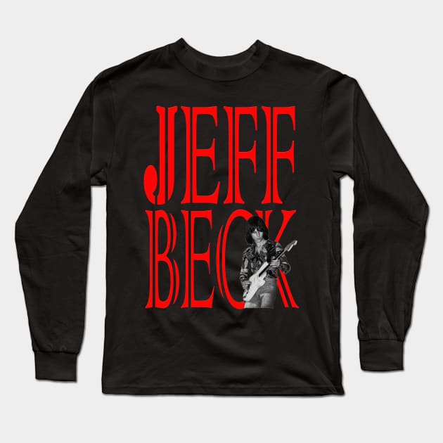 jeff beck played guitar Long Sleeve T-Shirt by hany moon